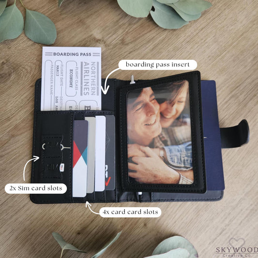 Personalised Passport Holder & Travel Wallet