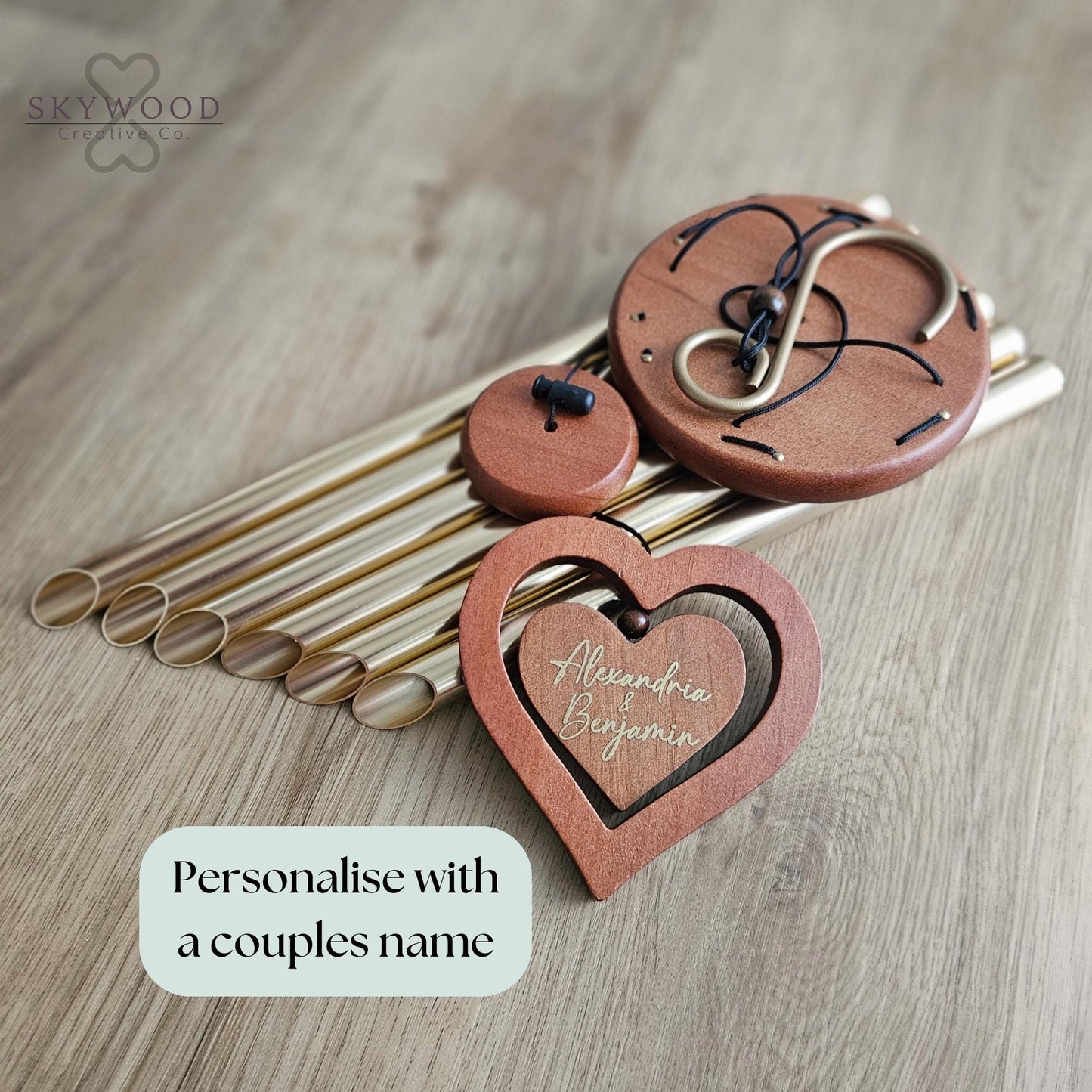 Personalised Couple’s Keepsake Wind Chime