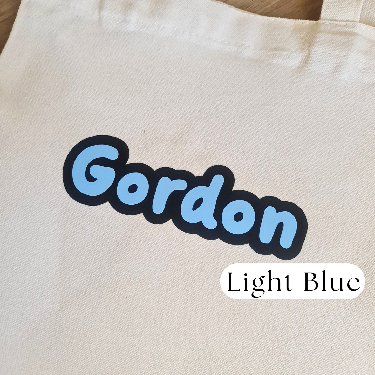 Personalised Kids Canvas Tote Bag -