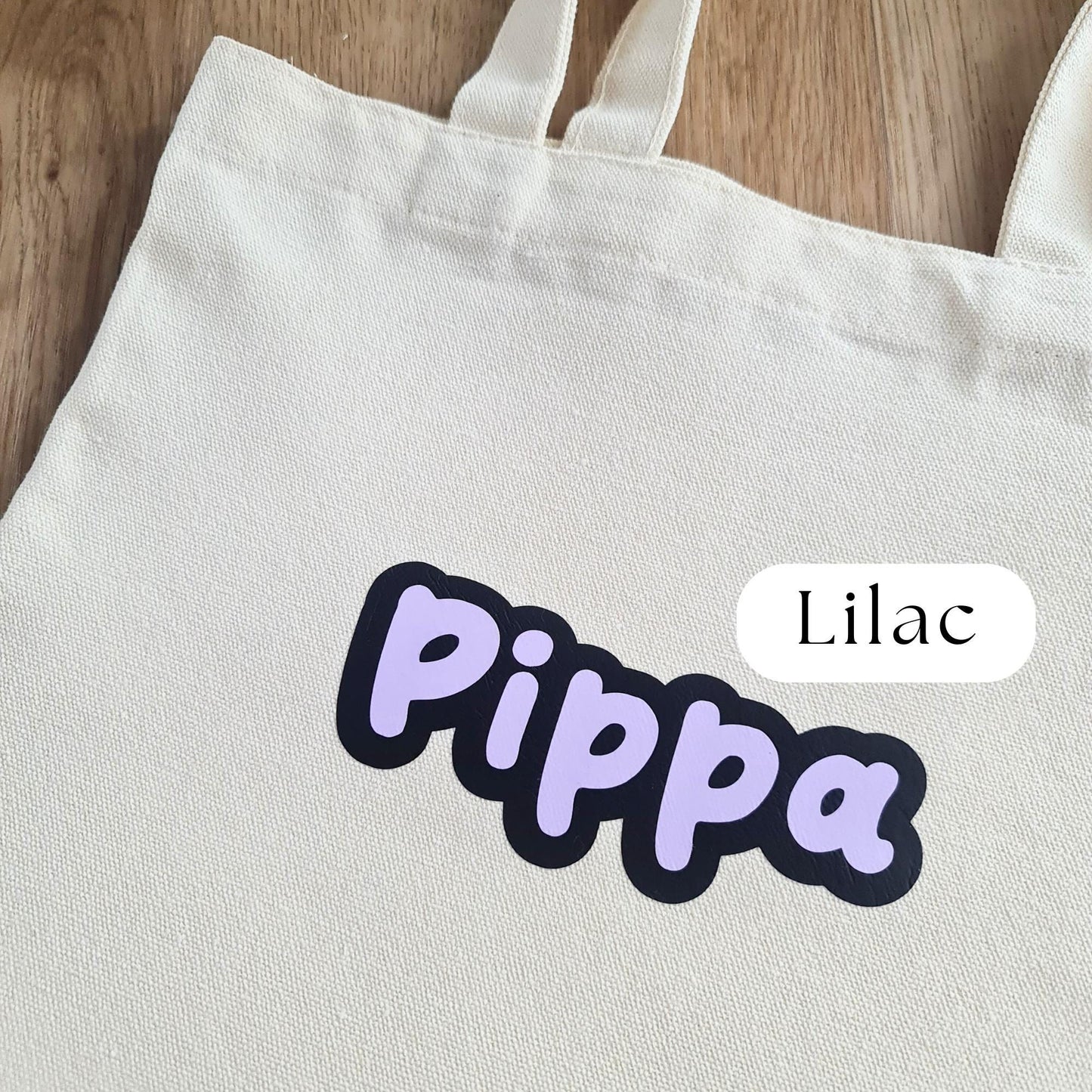 Personalised Kids Canvas Tote Bag -