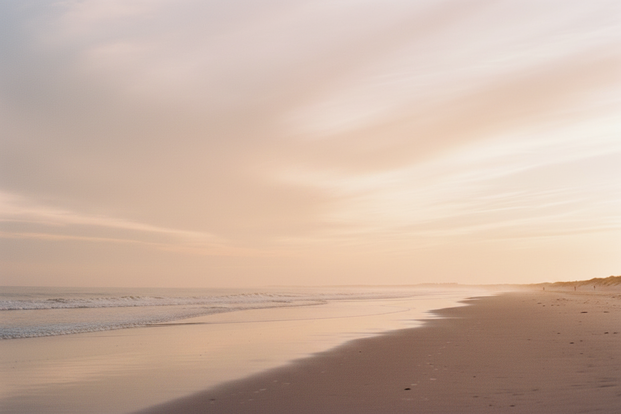 Dusty Rose Beach Banner