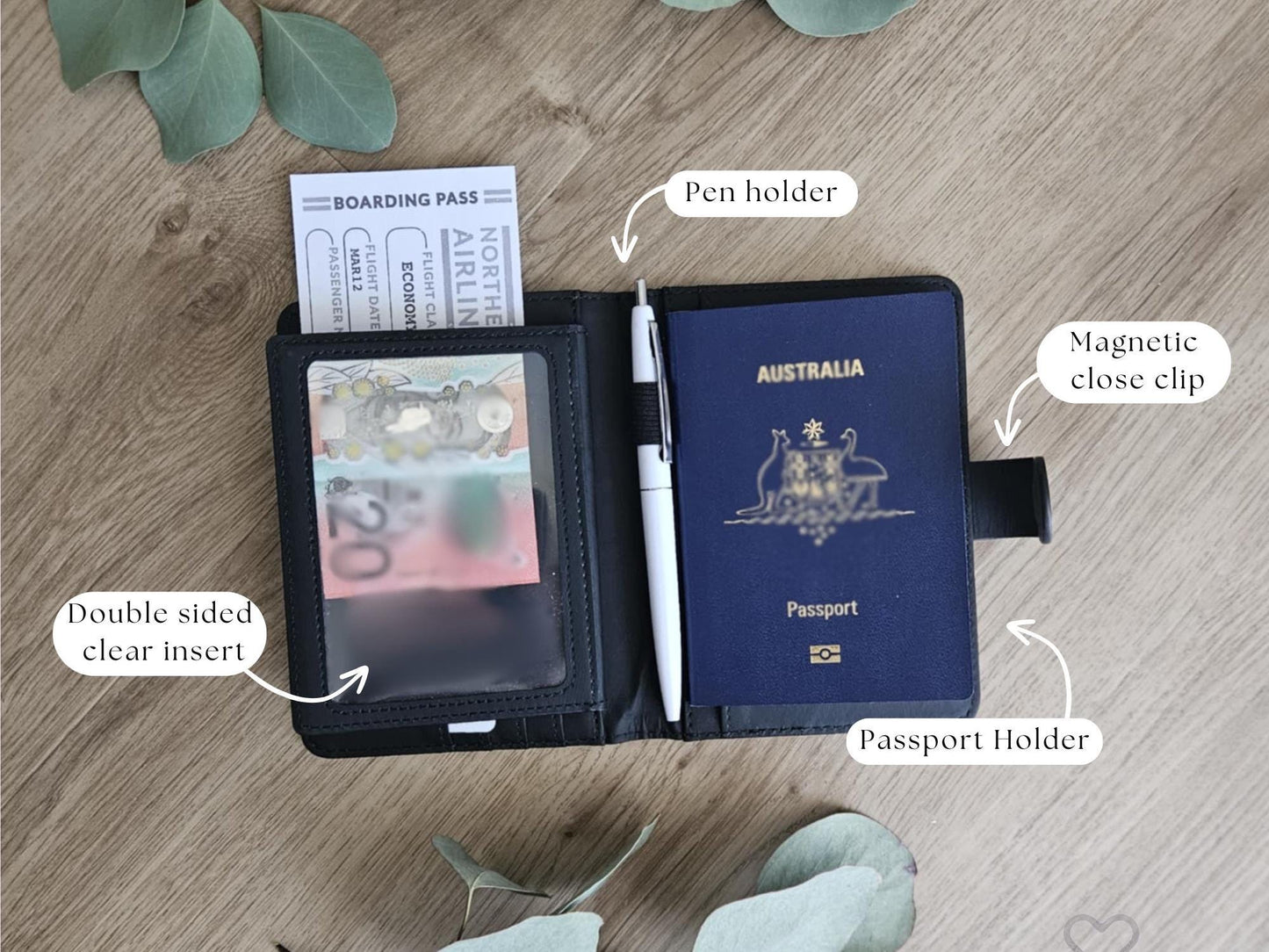 Personalised Passport Holder & Travel Wallet